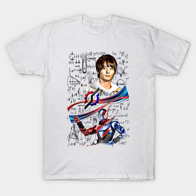 Kamen Rider Build Side-by-Side   (style #2) T-Shirt by BeatlesDiva